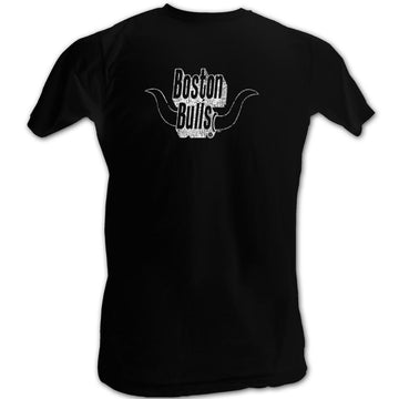 Wfl Mens S/S T-Shirt - Bulls White - Solid Black