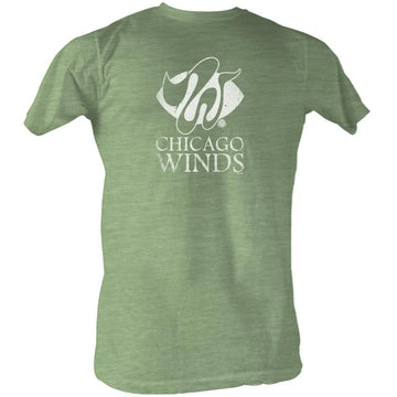 Wfl Mens S/S T-Shirt - Winds White - Heather Kelly Heather