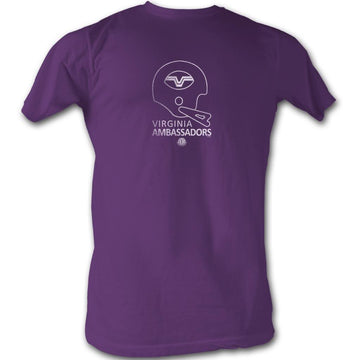 Wfl Mens S/S T-Shirt - Ambassadors White - Heather Retro Purple Heather