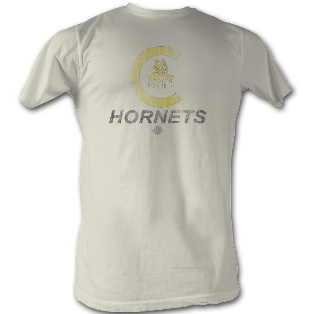 Wfl Mens S/S T-Shirt - Hornets - Solid Natural