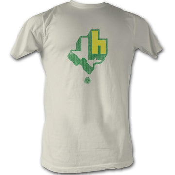 Wfl Mens S/S T-Shirt - H Green - Solid Natural