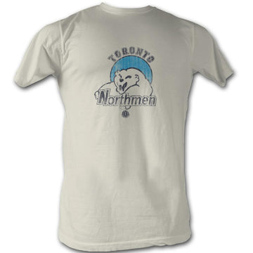 Wfl Mens S/S T-Shirt - Snow Bear! - Solid Natural