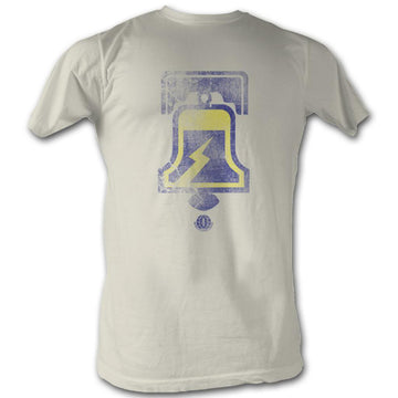 Wfl Mens S/S T-Shirt - Da Bell - Solid Natural