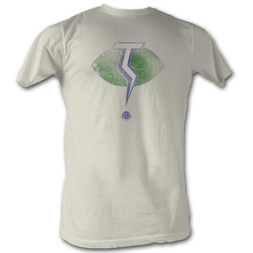 Wfl Mens S/S T-Shirt - Da Thunder - Solid Natural