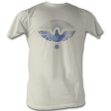 Wfl Mens S/S T-Shirt - Just Wings - Solid Natural