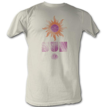 Wfl Mens S/S T-Shirt - Sun - Solid Natural