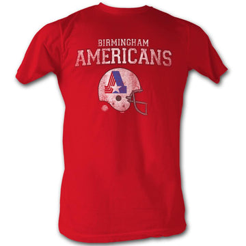 Wfl Mens S/S T-Shirt - Americans - Heather Cherry Heather