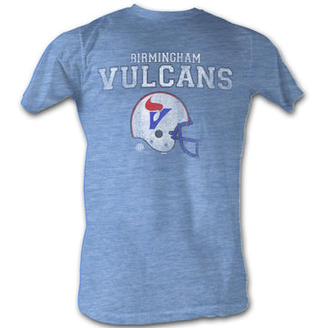 Wfl Mens S/S T-Shirt - Vulcans - Heather Light Blue Heather