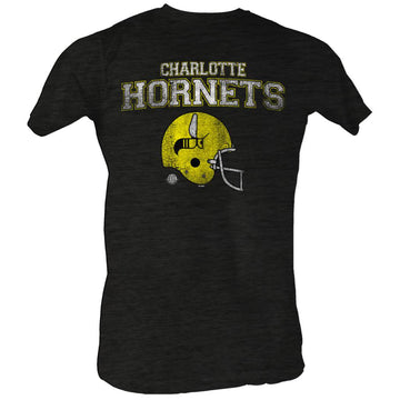Wfl Mens S/S T-Shirt - Hornets - Heather Black Heather
