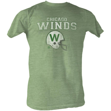 Wfl Mens S/S T-Shirt - Winds - Heather Kelly Heather