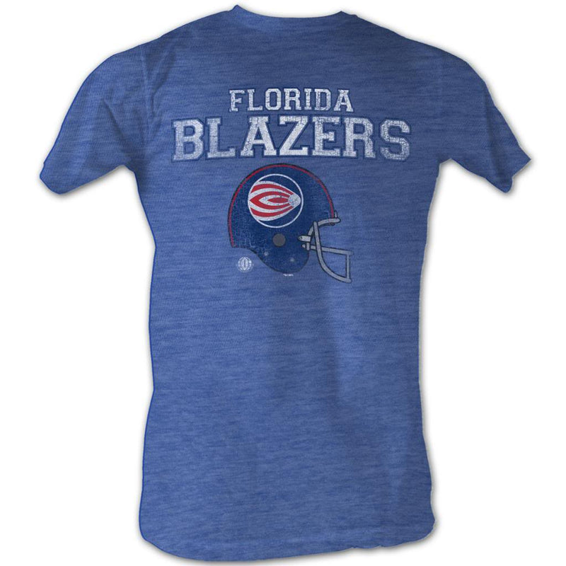 Wfl Mens S/S T-Shirt - Blazers - Heather Royal Heather