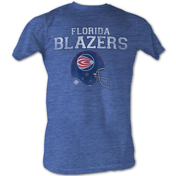 Wfl Mens S/S T-Shirt - Blazers - Heather Royal Heather