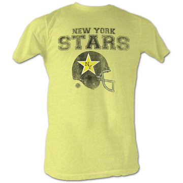 Wfl Mens S/S T-Shirt - Ny Stars - Heather Yellow Heather