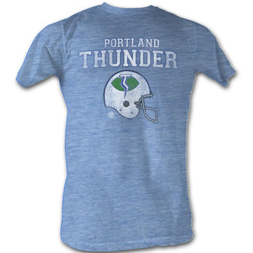 Wfl Mens S/S T-Shirt - Thunder - Heather Light Blue Heather