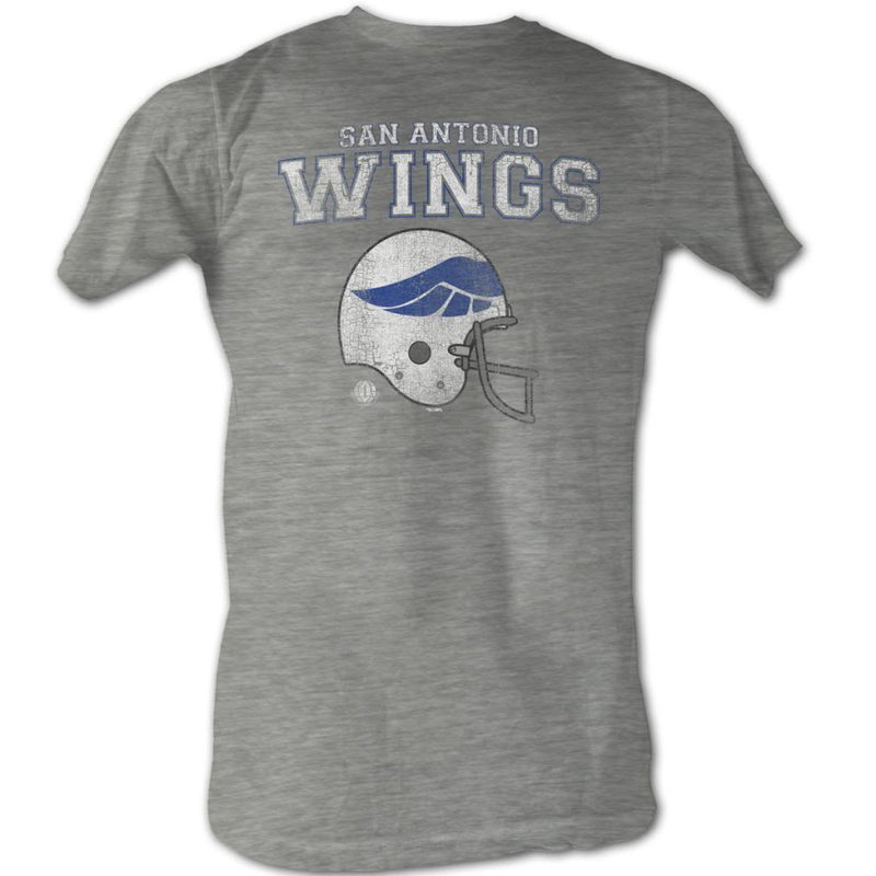 Wfl Mens S/S T-Shirt - Wings - Heather Gray Heather