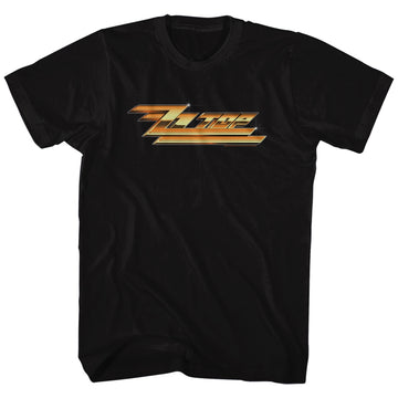 ZZ Top Mens S/S T-Shirt - Logo - Solid Black