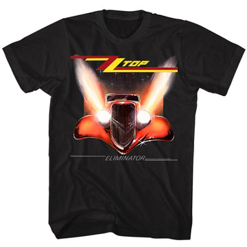 ZZ Top Mens S/S T-Shirt - Eliminator Cover - Solid Black