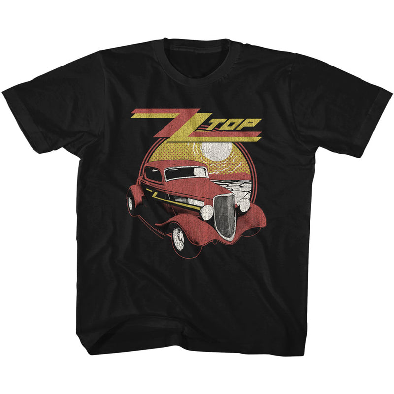 ZZ Top Toddler S/S T-Shirt - Eliminator - Solid Black - Inmyparentsbasement.com
