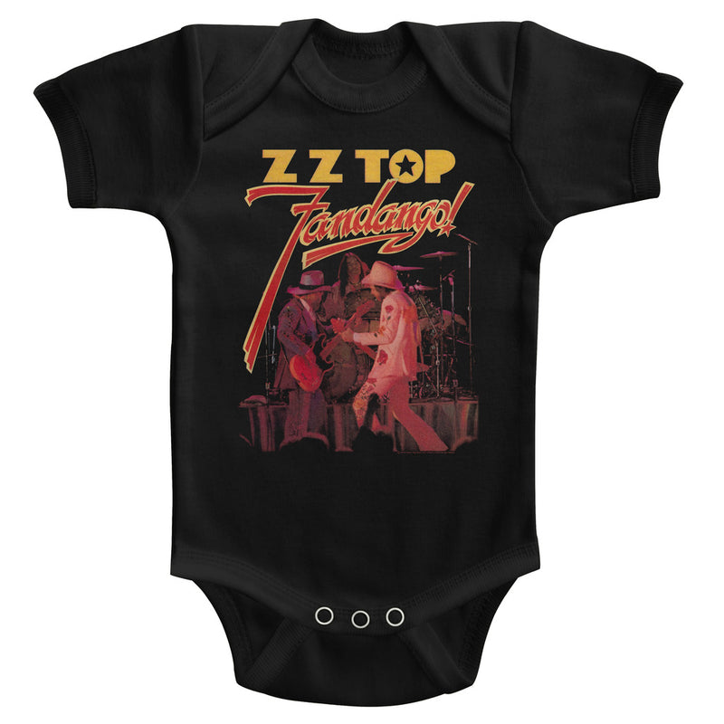 ZZ Top Infant S/S Bodysuit - Fandango - Solid Black