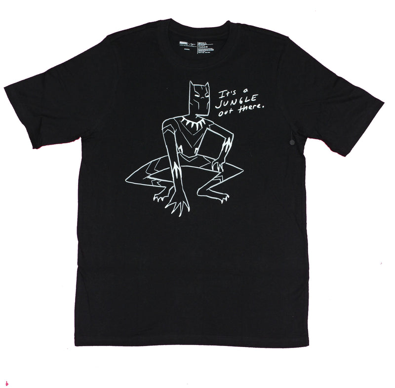 Black Panther Collaboration Series Mens T-Shirt- It's A Jungle Out There