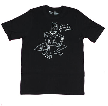 Black Panther Collaboration Series Mens T-Shirt- It's A Jungle Out There