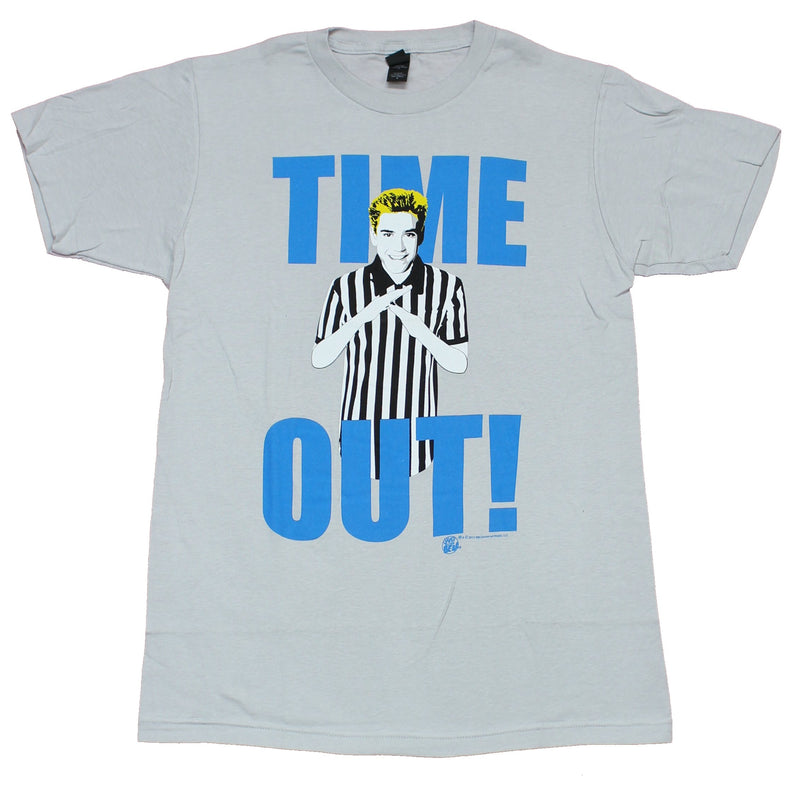 Saved By The Bell Mens T-Shirt - Zach Morris Says Time Out