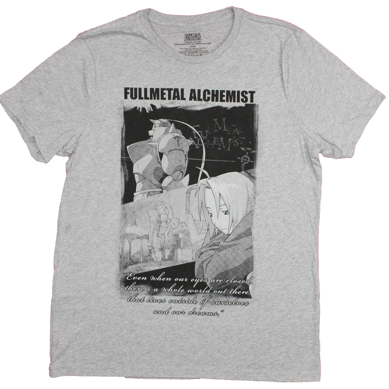 Fullmetal Alchemist Mens T-Shirt- Alphonse & Elric Multiple Images