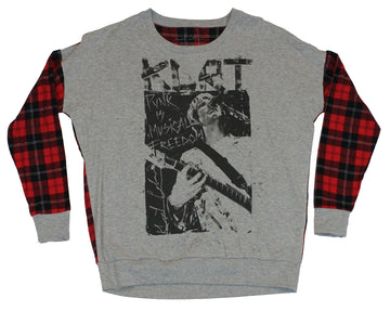 Nirvana Kurt Cobain Sweatshirt - Scratchy Punk Is Musical Freedom Scratchy Image