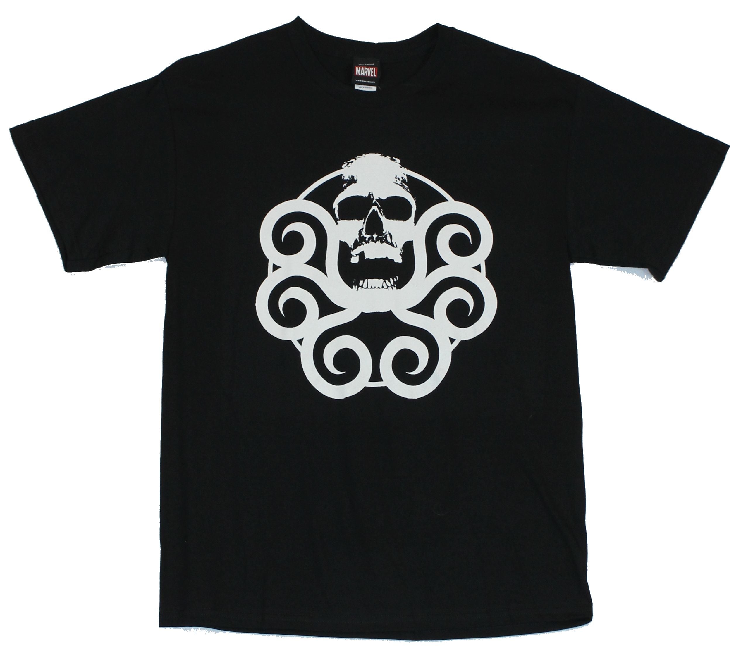 Marvel Comics Mens T-Shirt - Giant White Hydra Logo