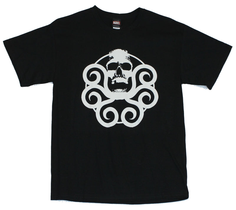 Marvel Comics Mens T-Shirt - Giant White Hydra Logo - Inmyparentsbasement.com
