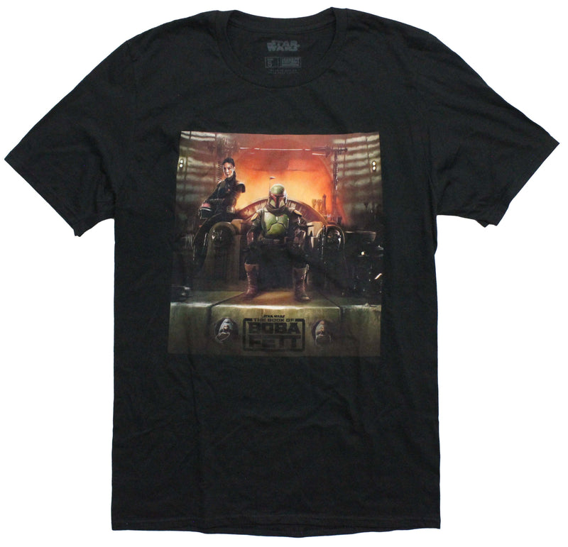 Star Wars Mens T-Shirt - The Book of Boba Fett Opening Art