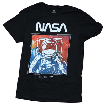 NASA Mens T-Shirt - Moon Explorer Nasa Image