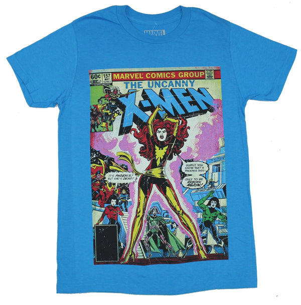 X-Men (Marvel Comics) Mens T-Shirt - Dark Phoenix Cover 157 Image