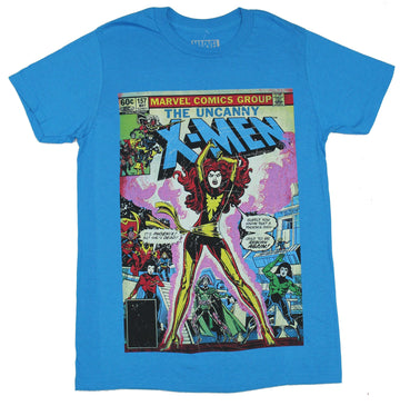 X-Men (Marvel Comics) Mens T-Shirt - Dark Phoenix Cover 157 Image