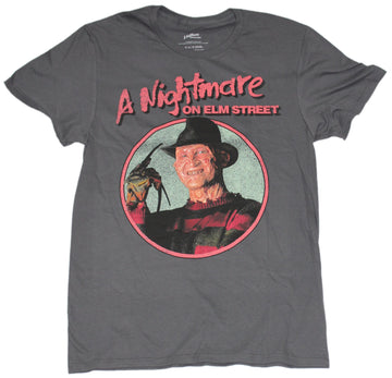 Nightmare on Elm Street Mens T-Shirt - Freddy Photo Circle Image