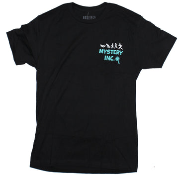 Scooby Doo Mens T-Shirt - Mystery Inc Those Meddling Kids Back Machine Logo