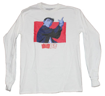 Yu Yu Hakusho  Mens Long Sleeve T-Shirt - Yuske Hand Red Box