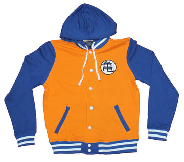 Dragon Ball Z  Mens  Hoodie - Goku Kama Symbol Front Back