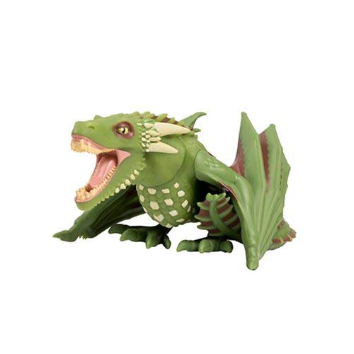 Titan Merchandise Game of Thrones Rhaegal Glow-in-The-Dark Dragon 4.5" Titans Vinyl Figure (Green, 4.5")