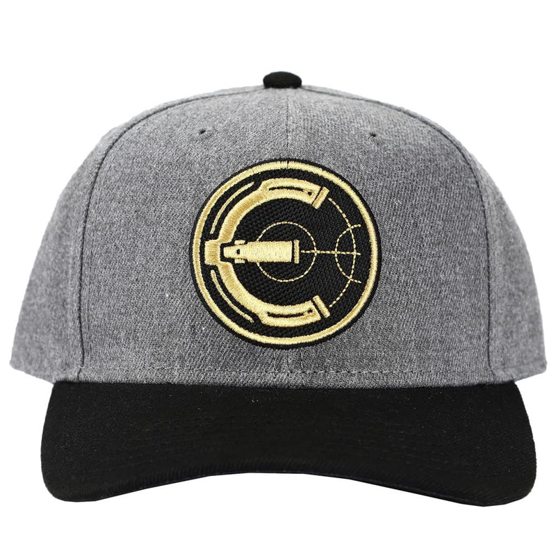 Bioworld Eternals Logo Embroidered Mock Acrylic Unisex Black Snapback Hat