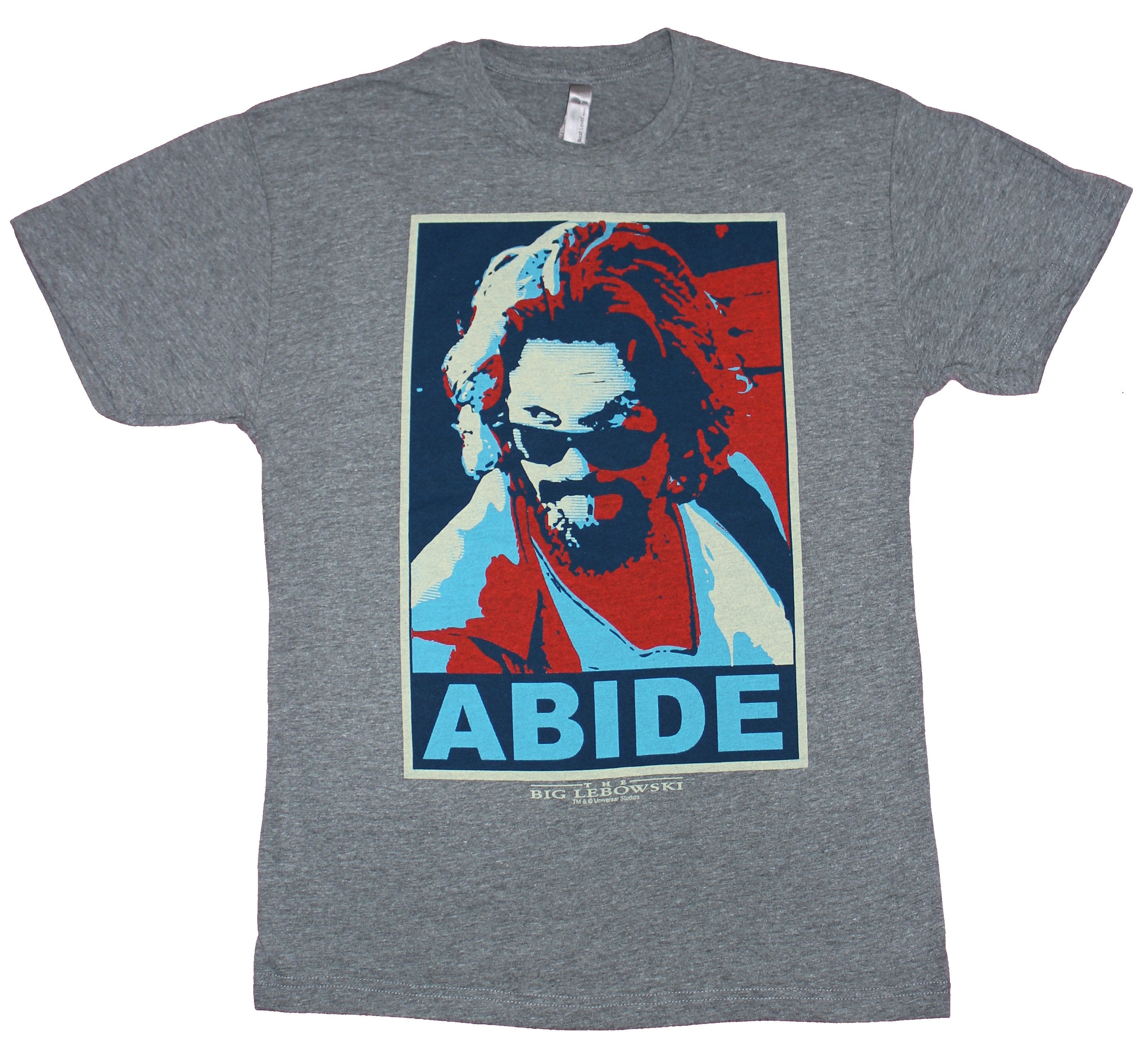 The Big Lebowski Mens T-Shirt  - The Dude Abides Poster Style
