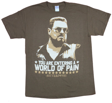 The Big Lebowski Mens T-Shirt  -Walter.. You Are Entering a world of Pain