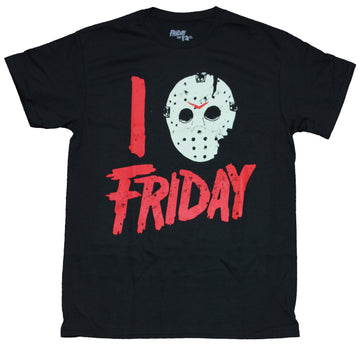 Friday the 13th Mens T-Shirt - I Jason Hockey Mask Fridays