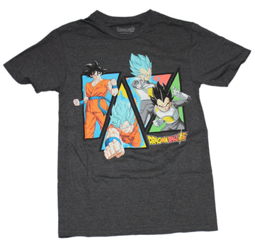 Dragon Ball Z Mens T-Shirt - Triangled Sayian Attack