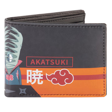 Naruto Bifold Wallet, Slim Wallet with Decorative Tin for Men and Women, Multi