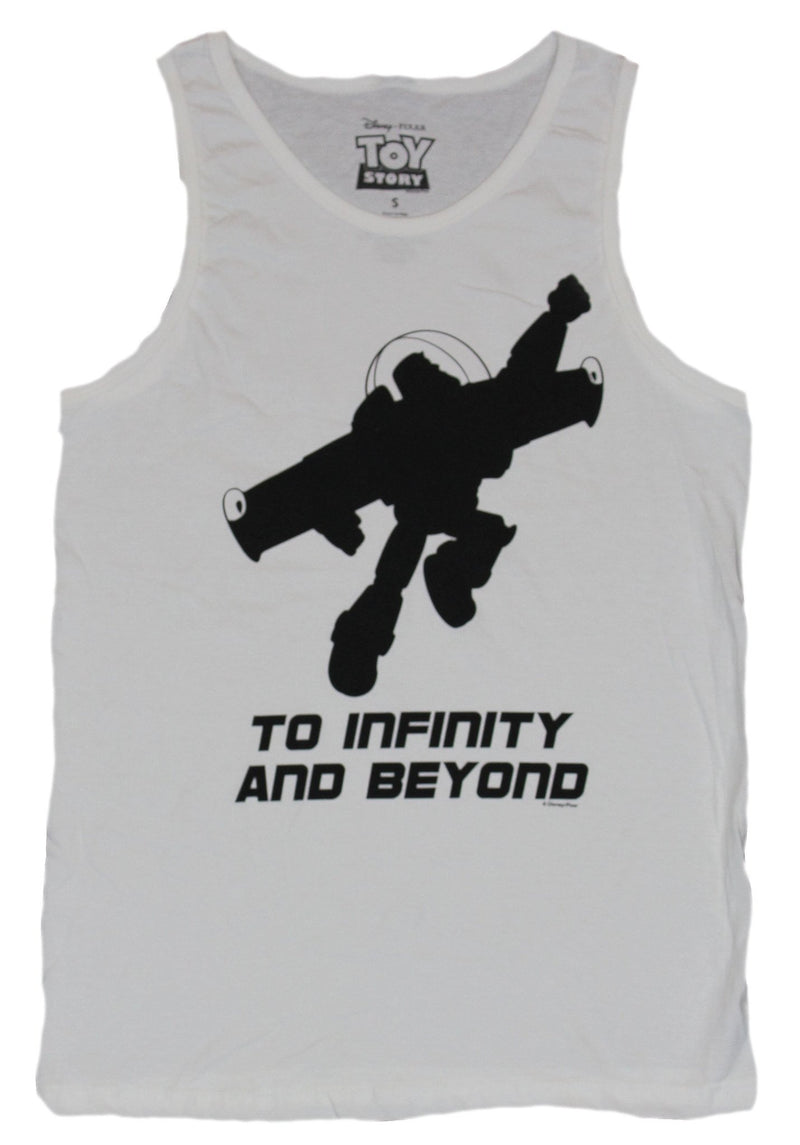 Toy Story Mens T-Shirt - Buzz Lightyear Silhouette To Infinity and Beyond