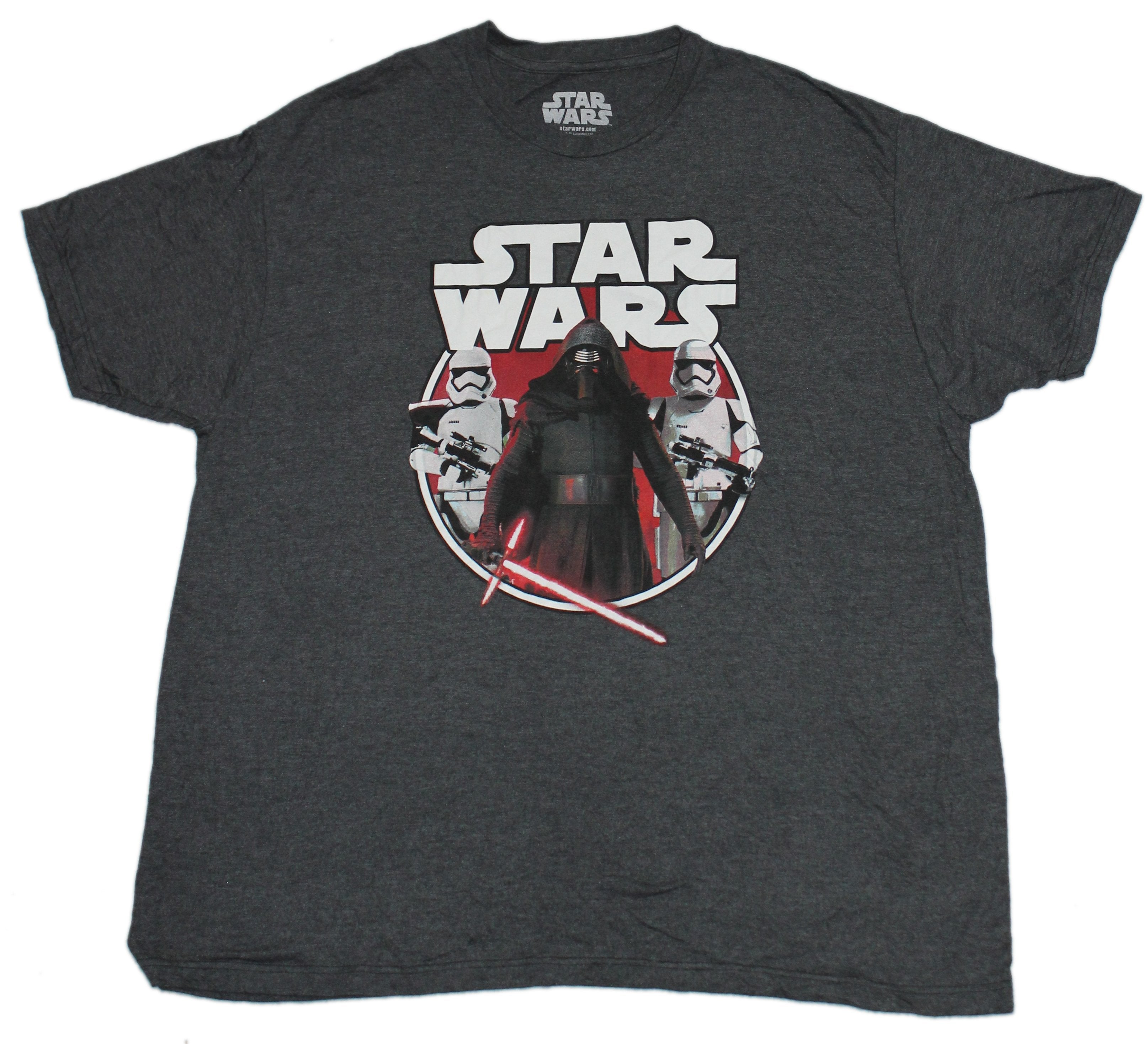 Star Wars Mens T-Shirt - Kylo Ren Escorted by Stormtroopers