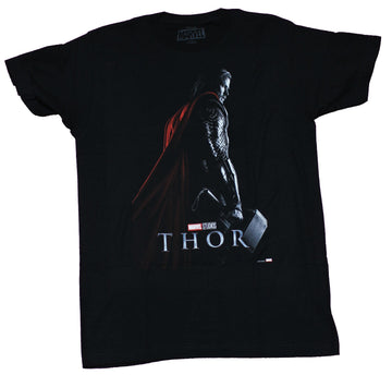 Thor Marvel Studios Mens T-Shirt - Movie Thor Turned In Shadow