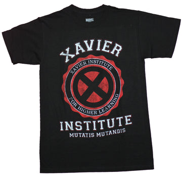 X-Men Mens T-Shirt - Xavier Institute Mutants Mutandis X Logo