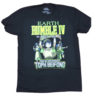 Avatar the Last Airbender Mens T-Shirt - Earth Rumble IV The Blind Bandit